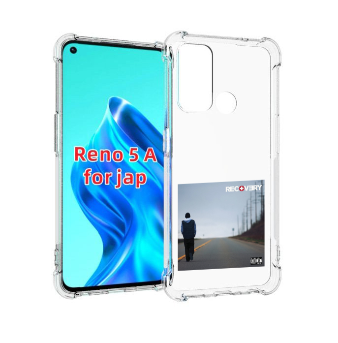 

Чехол MyPads Eminem RECOVERY для Oppo Reno 5A, Прозрачный, Tocco