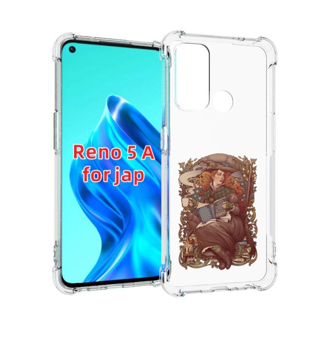 

Чехол MyPads Женские_126 для Oppo Reno 5A, Прозрачный, Tocco