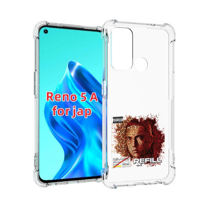 

Чехол MyPads Eminem RELAPSE, REFILL для Oppo Reno 5A, Прозрачный, Tocco