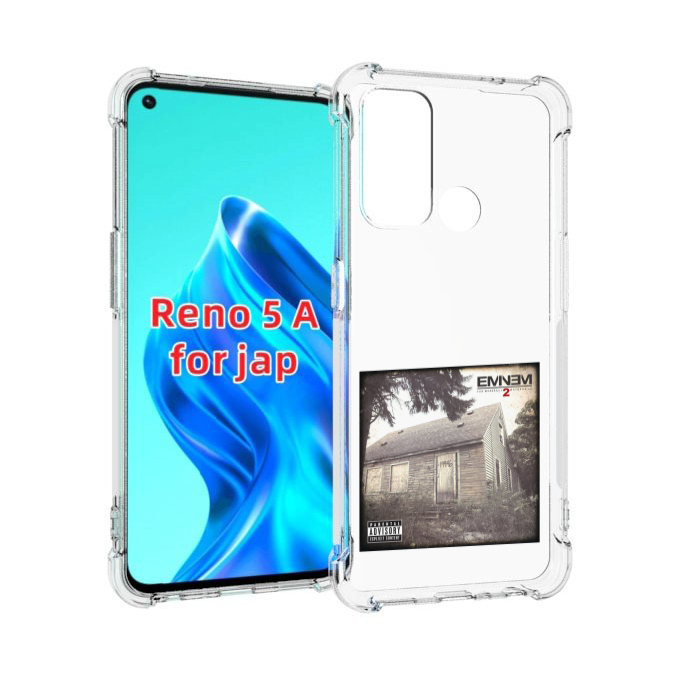 

Чехол MyPads Eminem THE MARSHALL MATHERS LP 2 для Oppo Reno 5A, Прозрачный, Tocco