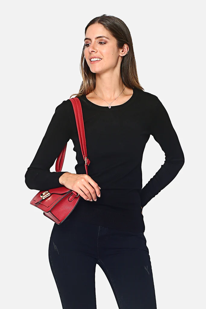 Лонгслив женский C&Jo CJF1251 черный M