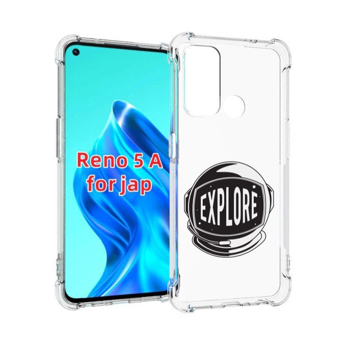 

Чехол MyPads Explore для Oppo Reno 5A, Прозрачный, Tocco