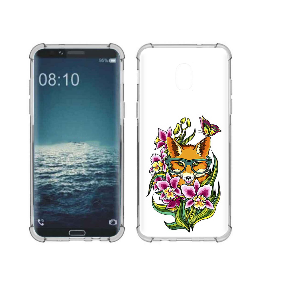 

Чехол MyPads Tocco для Samsung Galaxy J3 Лиса в цветах (PT226926.574.108), Прозрачный, Tocco