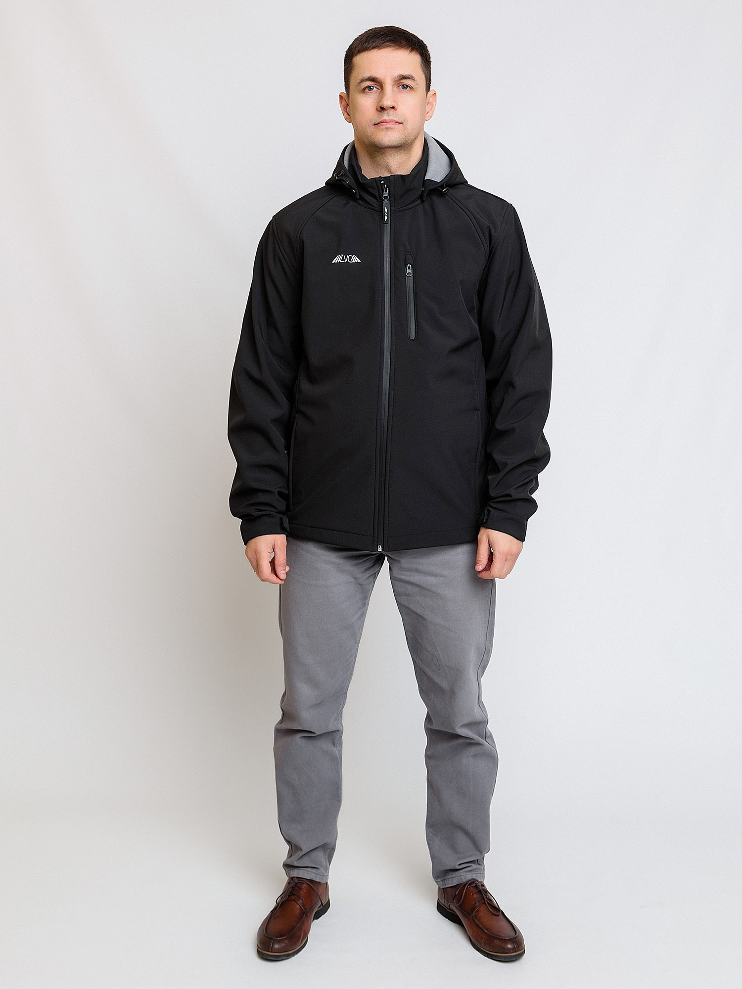 Куртка мужская Batik 005-23лв черная 48-50/182-188
