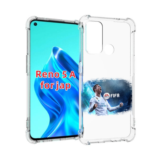 

Чехол MyPads FiFA логотип для Oppo Reno 5A, Прозрачный, Tocco