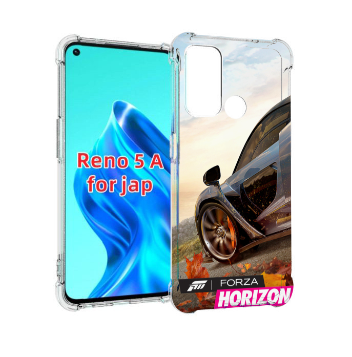 

Чехол MyPads Forza Horizon 4 для Oppo Reno 5A, Прозрачный, Tocco