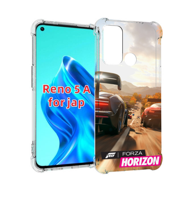 

Чехол MyPads Forza Horizon для Oppo Reno 5A, Прозрачный, Tocco
