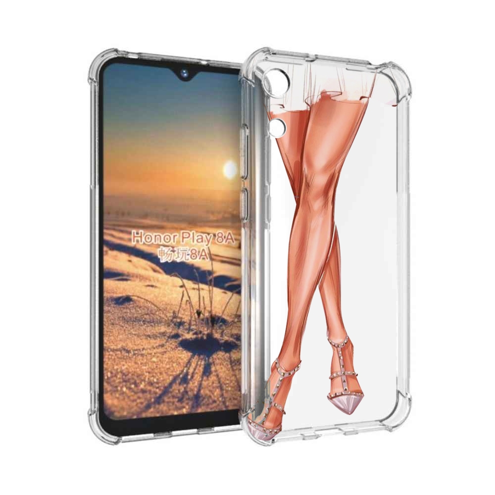 

Чехол бампер MyPads Ножки для Honor 8A, Прозрачный, Tocco