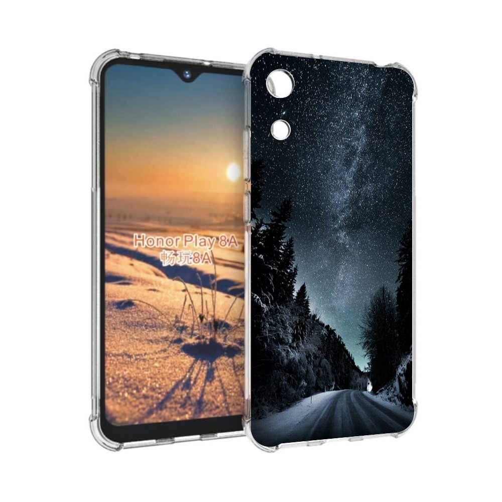 

Чехол бампер MyPads Ночной-лес для Honor 8A, Прозрачный, Tocco