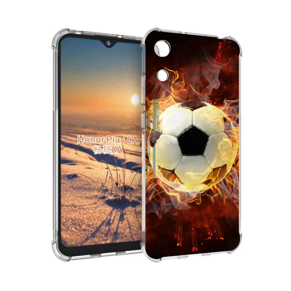 

Чехол бампер MyPads Огненный-мяч для Honor 8A, Прозрачный, Tocco