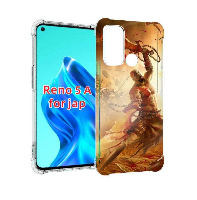 

Чехол MyPads God Of War III для Oppo Reno 5A, Прозрачный, Tocco