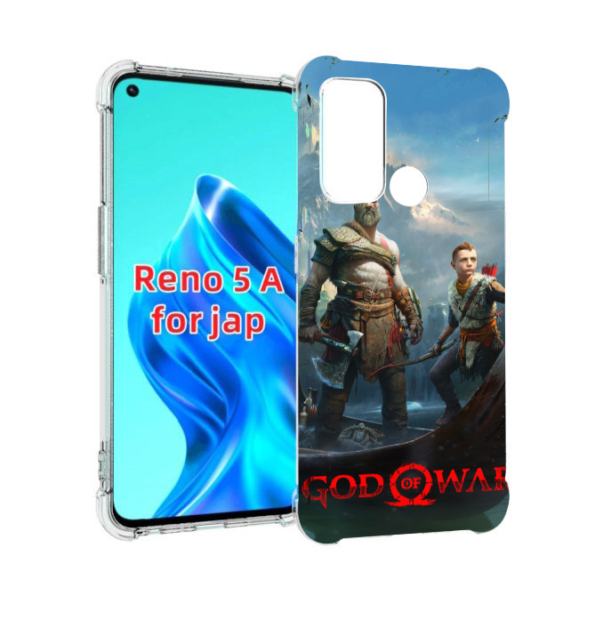 

Чехол MyPads God Of War Кратос Атрей для Oppo Reno 5A, Прозрачный, Tocco