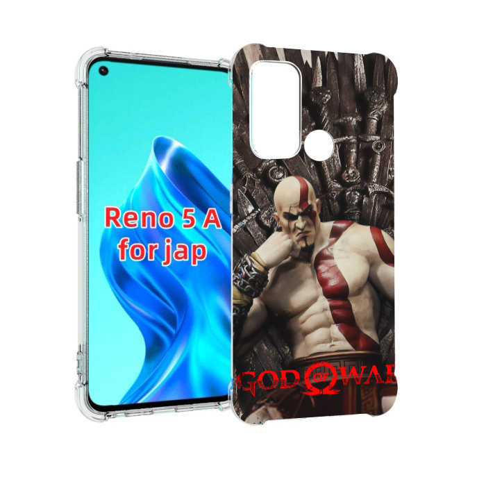 

Чехол MyPads God of War Кратос для Oppo Reno 5A, Прозрачный, Tocco