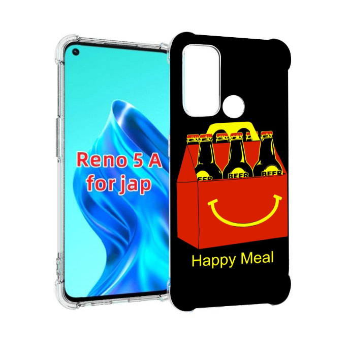 

Чехол MyPads Happy Meal для Oppo Reno 5A, Прозрачный, Tocco