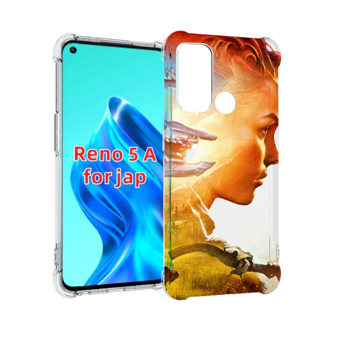 

Чехол MyPads Horizon Zero Dawn art для Oppo Reno 5A, Прозрачный, Tocco