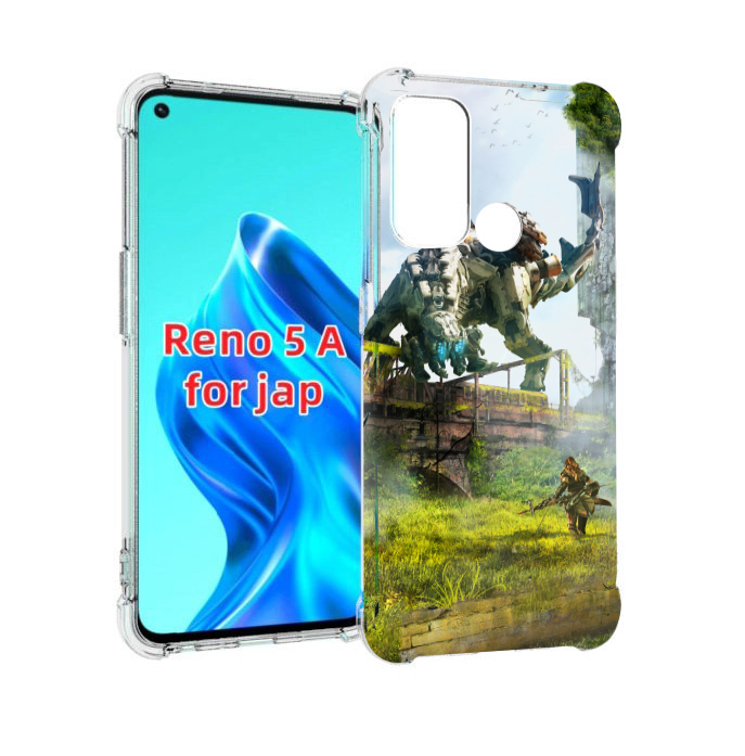 

Чехол MyPads Horizon Zero Dawn для Oppo Reno 5A, Прозрачный, Tocco