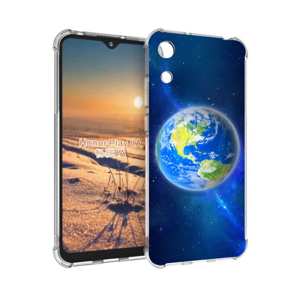 

Чехол бампер MyPads Планета-Земля для Honor 8A, Прозрачный, Tocco