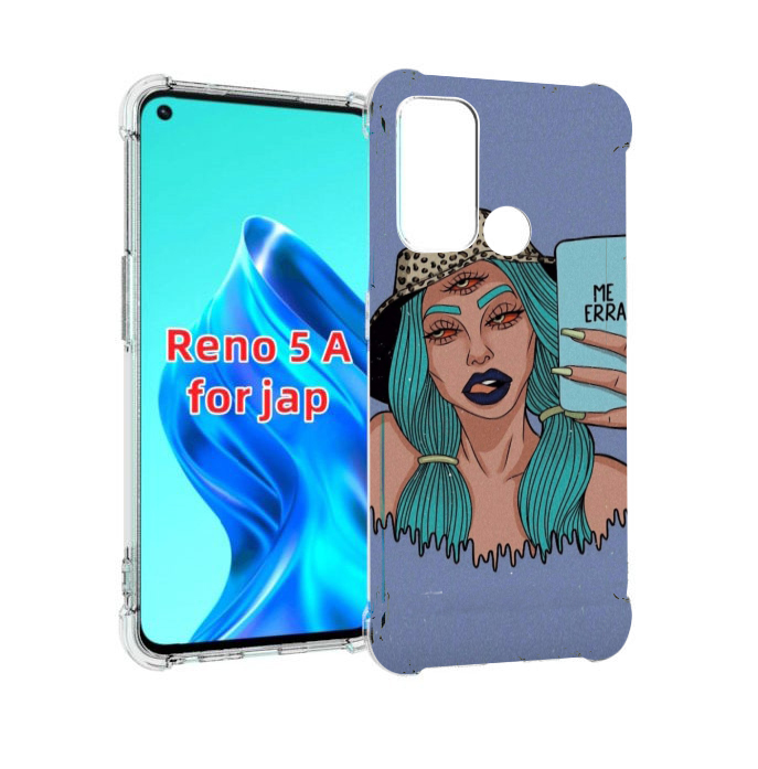 

Чехол MyPads ME Erra женский для Oppo Reno 5A, Прозрачный, Tocco