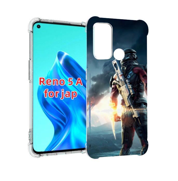 

Чехол MyPads Mass Effect Andromeda Ryder для Oppo Reno 5A, Прозрачный, Tocco