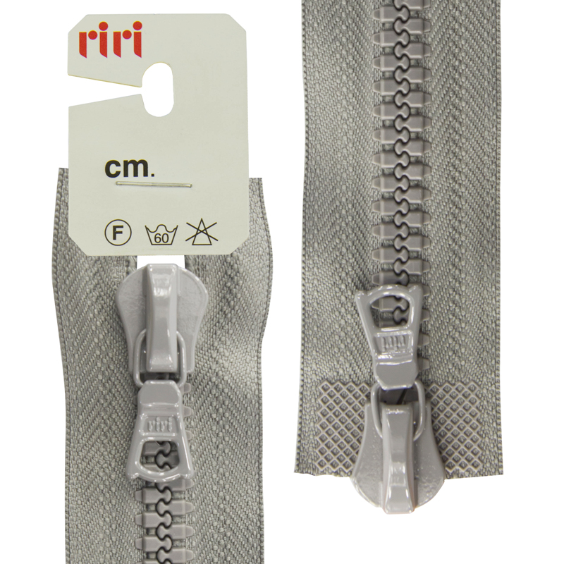 

Молния riri тракторная разъёмная 2 замка, 8мм, 85см, цвет 2106, серый