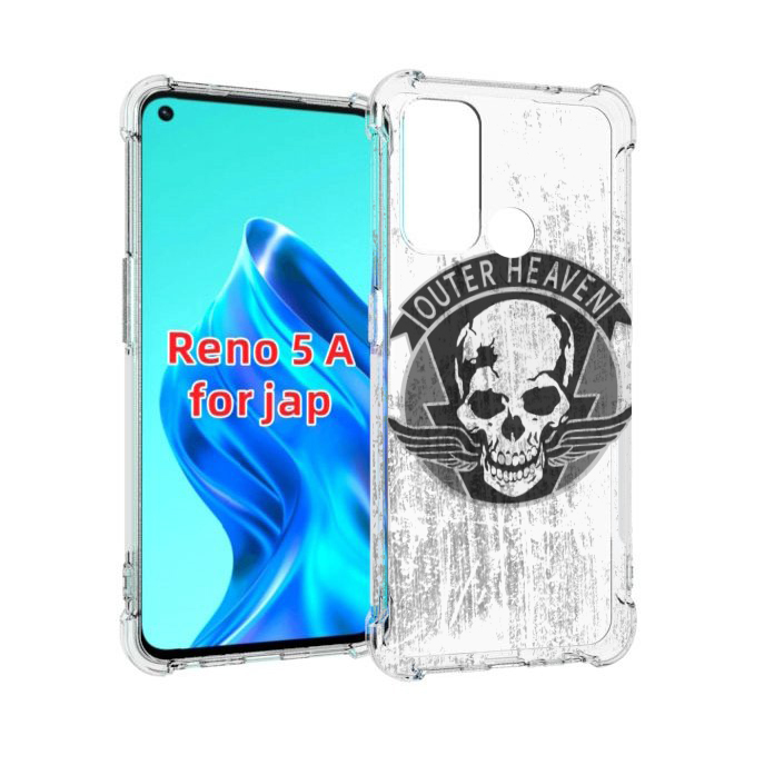 

Чехол MyPads Metal Gear Solid V Outer Heaven для Oppo Reno 5A, Прозрачный, Tocco