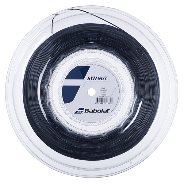 

Струна для тенниса Babolat 200m Syn Gut 243144-105, Black, 1.25, 200m Syn Gut
