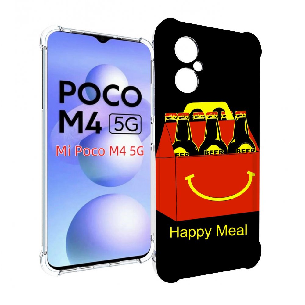 

Чехол MyPads Happy Meal для Xiaomi Poco M4 5G, Прозрачный, Tocco