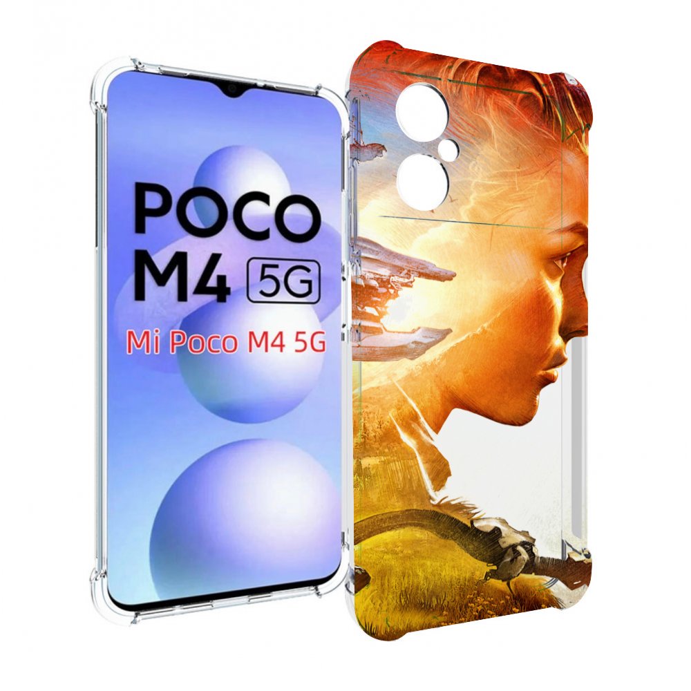 

Чехол MyPads Horizon Zero Dawn art для Xiaomi Poco M4 5G, Прозрачный, Tocco