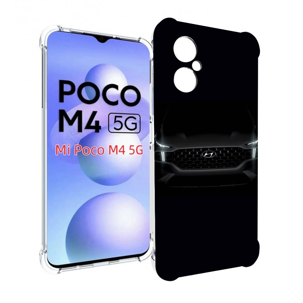

Чехол Mypads Hyundai 2 Для Poco M4 5G, Прозрачный, Tocco
