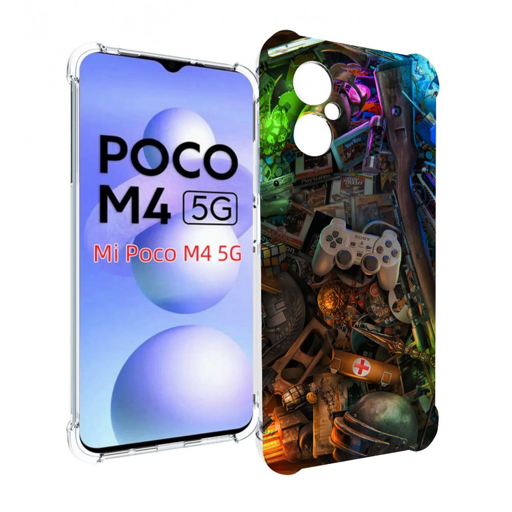 

Чехол MyPads JlaMBcPa6eM для Xiaomi Poco M4 5G, Прозрачный, Tocco