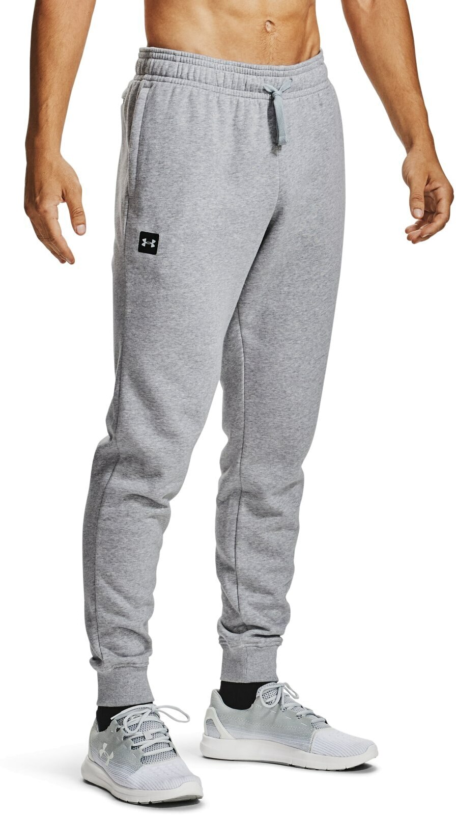 

Спортивные брюки мужские Under Armour Rival Fleece Jogger серые SMT, Серый, Rival Fleece Jogger