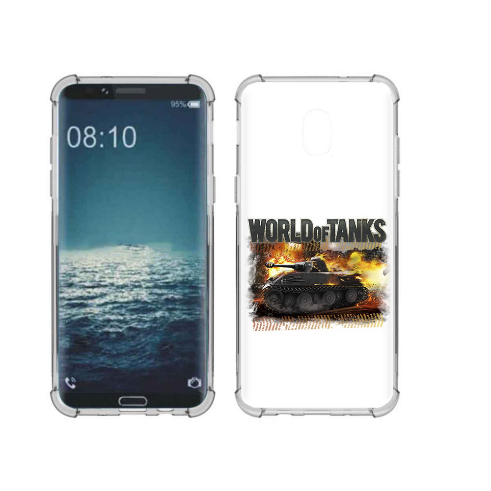 

Чехол MyPads Tocco для Samsung Galaxy J3 Мир танков-2 (PT226926.574.118), Прозрачный, Tocco