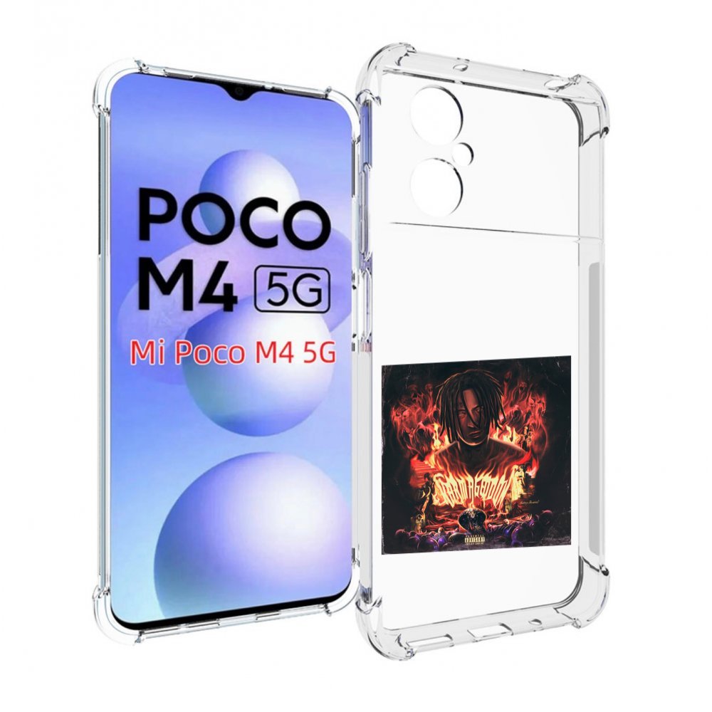 

Чехол MyPads Karmageddon Kizaru для Xiaomi Poco M4 5G, Прозрачный, Tocco