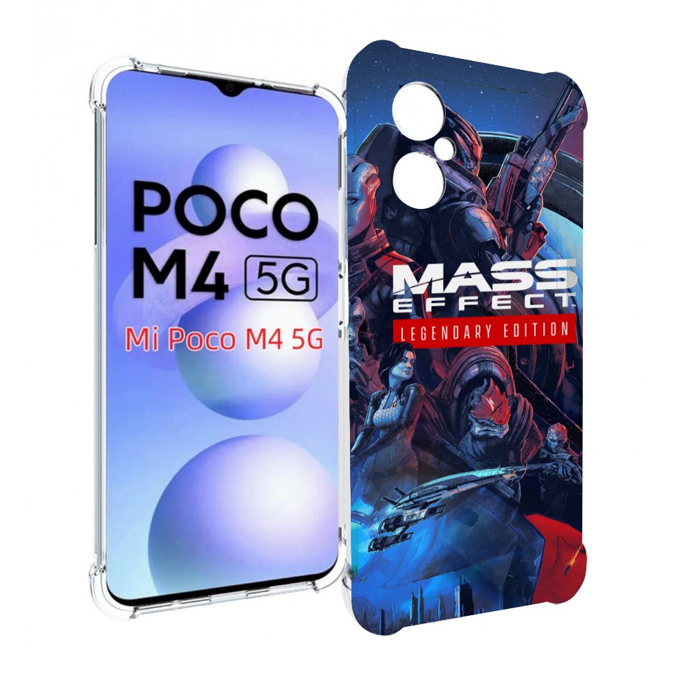 

Чехол Mypads Mass Effect Legendary Edition Для Poco M4 5G, Прозрачный, Tocco