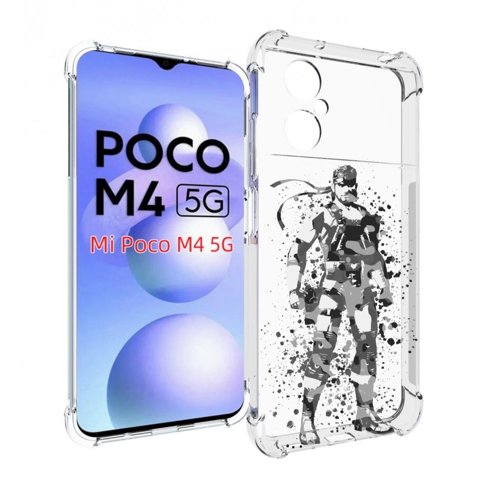 

Чехол MyPads Metal Gear Solid Snakes для Xiaomi Poco M4 5G, Прозрачный, Tocco