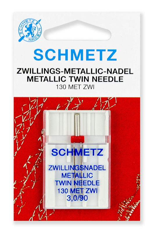 

Иглы для металлизированных нитей Schmetz 130 MET ZWI 90/3,0, уп.1 игла