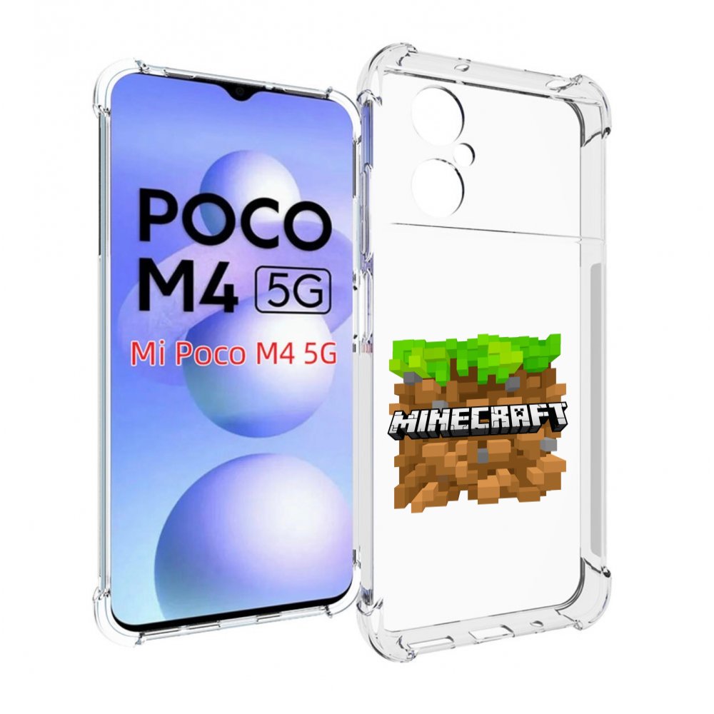 

Чехол MyPads Minecraft-2 для Xiaomi Poco M4 5G, Прозрачный, Tocco