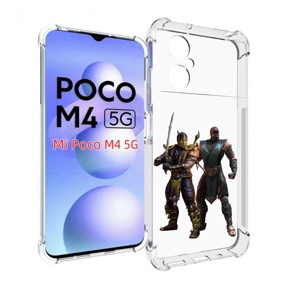 

Чехол MyPads Mortal-Kombat-1 для Xiaomi Poco M4 5G, Прозрачный, Tocco