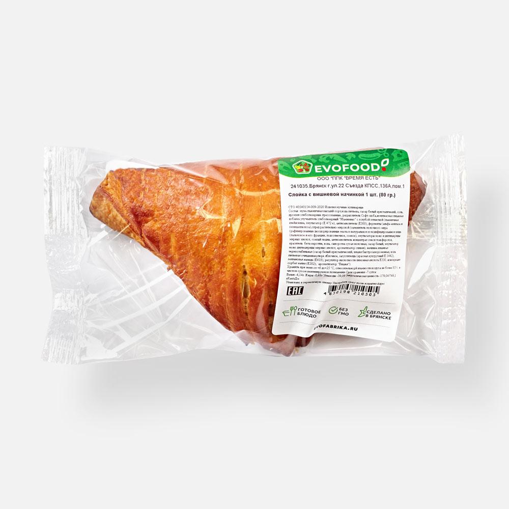 

Слойка Evofood с вишнёвой начинкой, 80 г