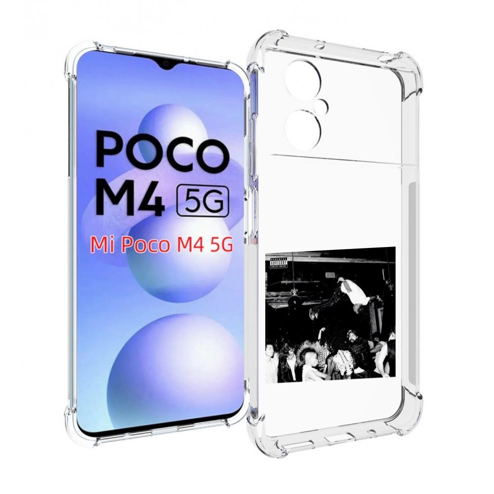 

Чехол Mypads Playboi Carti - Die Lit Для Poco M4 5G, Прозрачный, Tocco
