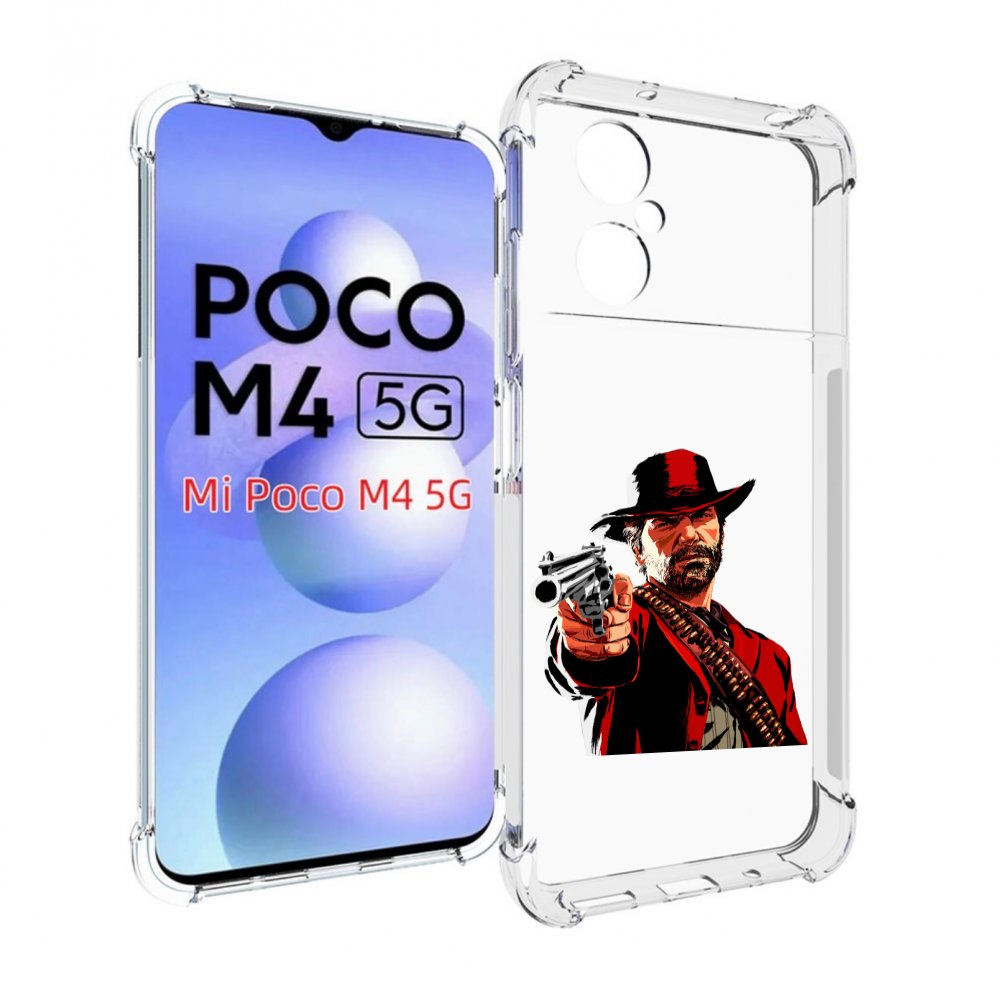 

Чехол Mypads Red-Dead-Redemption-2 Для Poco M4 5G, Прозрачный, Tocco