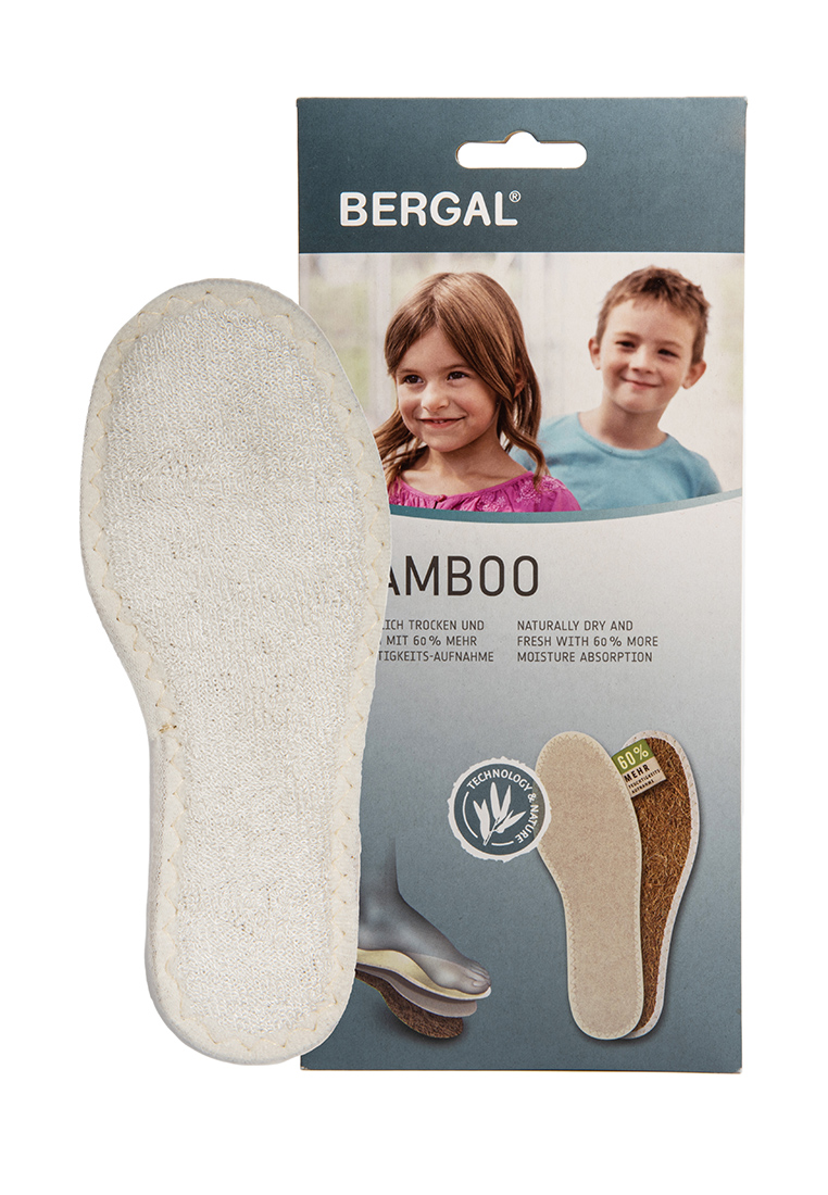 Стельки для обуви детские Bamboo KIDS 22 BERGAL