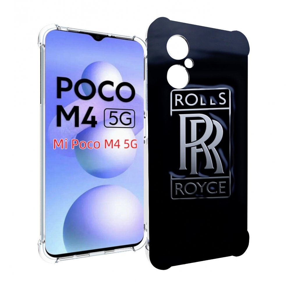 

Чехол Mypads Rolls-Royce 3 Мужской Для Poco M4 5G, Прозрачный, Tocco