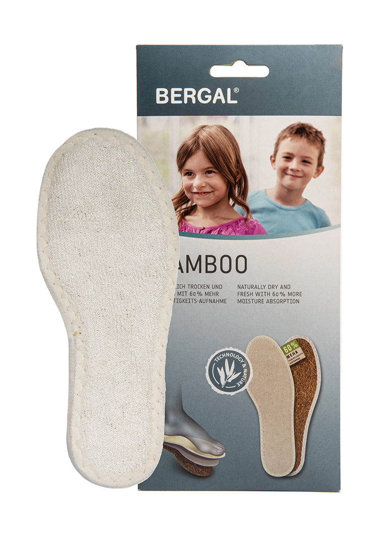 Стельки для обуви детские Bamboo KIDS 26 BERGAL
