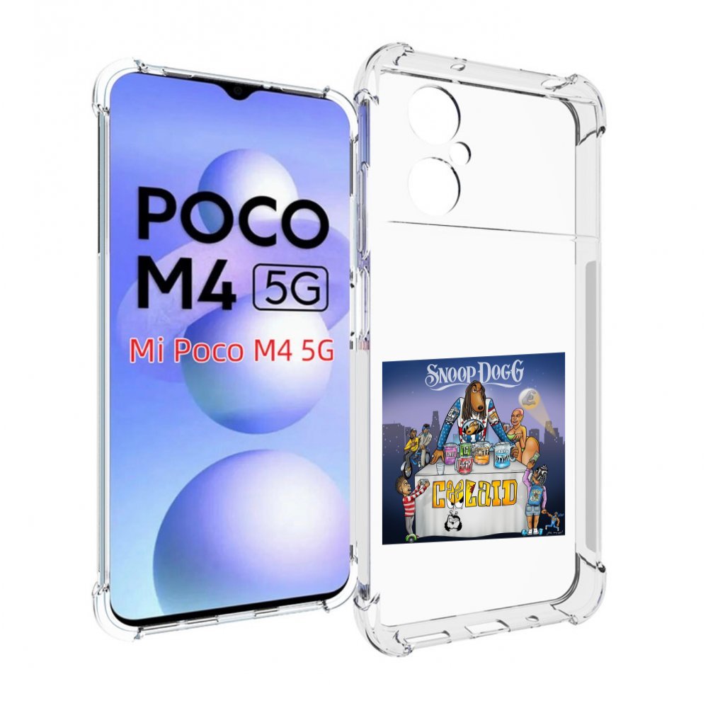 

Чехол Mypads Snoop Dogg Coolaid Для Poco M4 5G, Прозрачный, Tocco