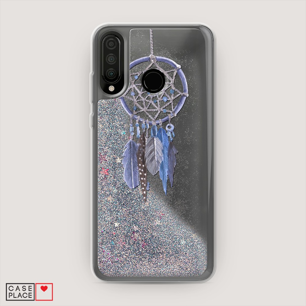 

Чехол Awog на Huawei p30 lite/Honor 20S/Honor 20 Lite 2020 "Синий ловец снов акварель", Разноцветный, 67991-1