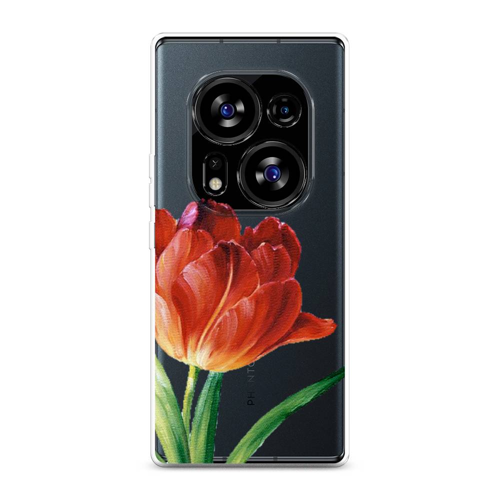 

Чехол Awog на Tecno Phantom X2"Красный тюльпан", Оранжевый;зеленый, 303250-8