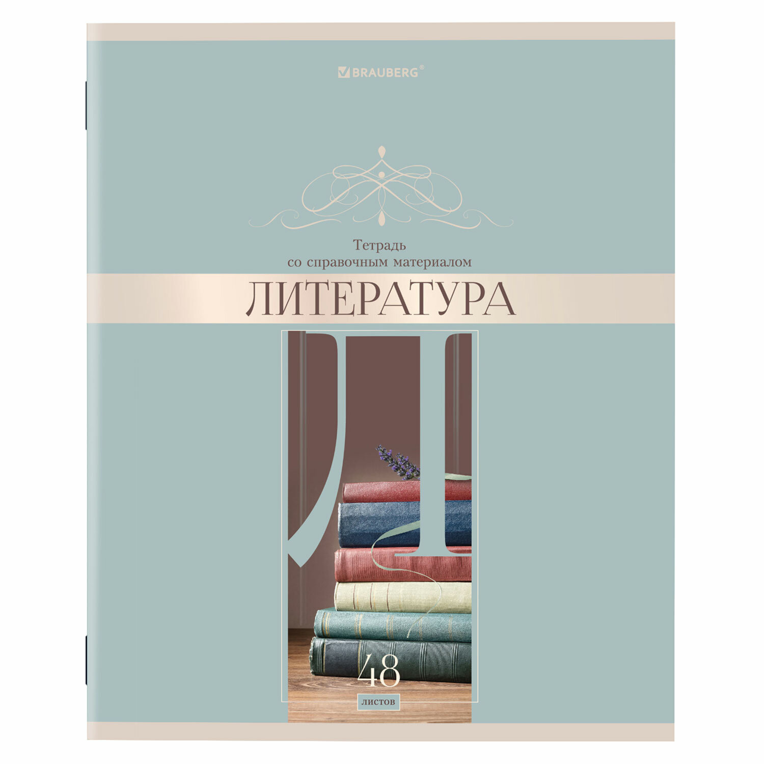 

Тетрадь предметная BRAUBERG DELIGHT 48 л., обложка картон, ЛИТЕРАТУРА, линия 20шт