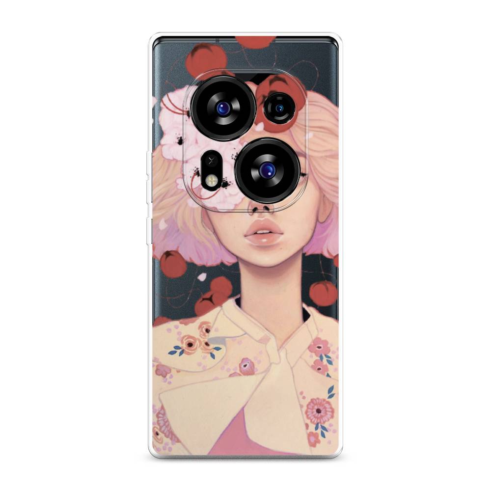 

Чехол Awog на Tecno Phantom X2"Цветочная анархия", Бежевый;розовый;красный, 303250-7