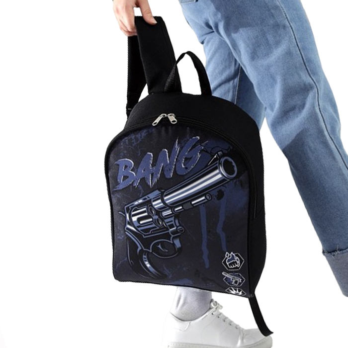 

Рюкзак женский NAZAMOK Bang чёрный, 37х30х22 см, Черный, Bang